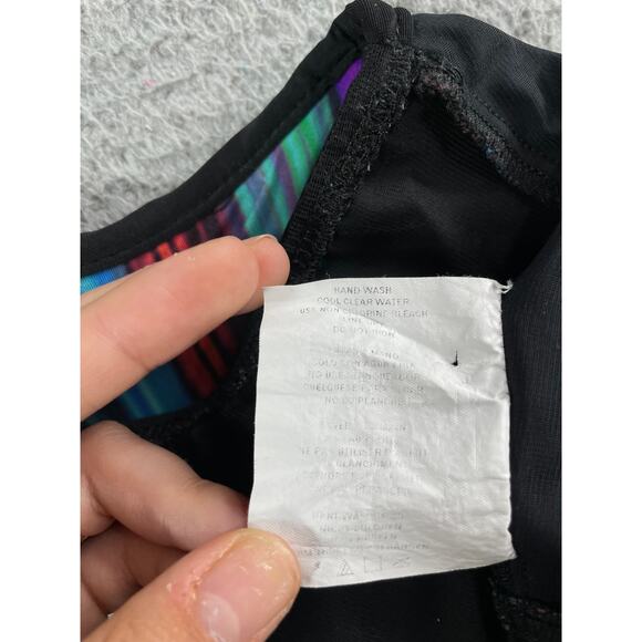 Miraclesuit Swimming Suit Small Multicolor One Piece Underwire Padded V Neck - Picture 3 of 7